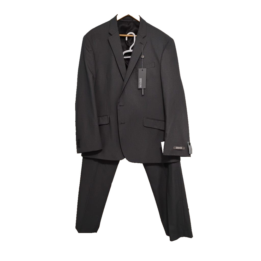 NWT Kenneth Cole Reaction Men's Gray Suit Separate jacket sz 48R pant 40w x30L - Picture 12 of 14